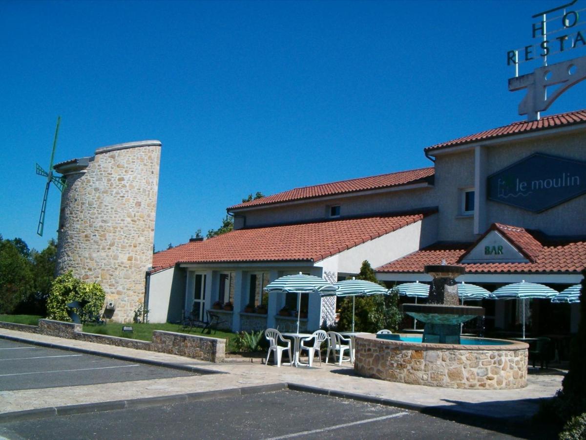 Logis Hotel Le Moulin Des Gardelles Riom Exterior foto